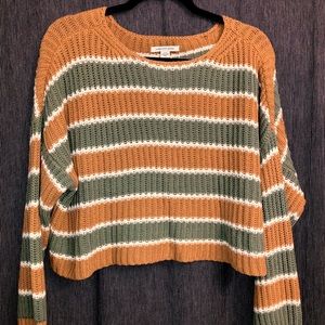 American Eagle Cropped Knit Sweater